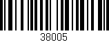Código de barras (EAN, GTIN, SKU, ISBN): '38005'
