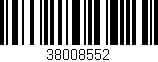 Código de barras (EAN, GTIN, SKU, ISBN): '38008552'