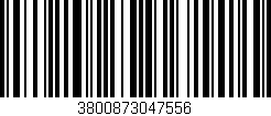 Código de barras (EAN, GTIN, SKU, ISBN): '3800873047556'