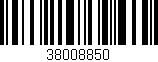 Código de barras (EAN, GTIN, SKU, ISBN): '38008850'