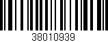 Código de barras (EAN, GTIN, SKU, ISBN): '38010939'