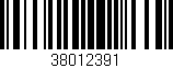 Código de barras (EAN, GTIN, SKU, ISBN): '38012391'