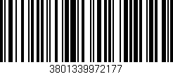 Código de barras (EAN, GTIN, SKU, ISBN): '3801339972177'
