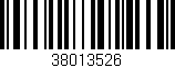 Código de barras (EAN, GTIN, SKU, ISBN): '38013526'