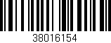 Código de barras (EAN, GTIN, SKU, ISBN): '38016154'
