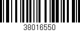 Código de barras (EAN, GTIN, SKU, ISBN): '38016550'