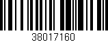 Código de barras (EAN, GTIN, SKU, ISBN): '38017160'