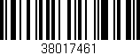 Código de barras (EAN, GTIN, SKU, ISBN): '38017461'