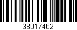 Código de barras (EAN, GTIN, SKU, ISBN): '38017462'