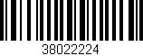 Código de barras (EAN, GTIN, SKU, ISBN): '38022224'