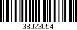 Código de barras (EAN, GTIN, SKU, ISBN): '38023054'