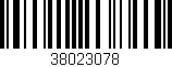 Código de barras (EAN, GTIN, SKU, ISBN): '38023078'