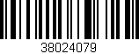 Código de barras (EAN, GTIN, SKU, ISBN): '38024079'
