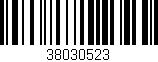 Código de barras (EAN, GTIN, SKU, ISBN): '38030523'