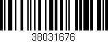 Código de barras (EAN, GTIN, SKU, ISBN): '38031676'