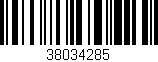 Código de barras (EAN, GTIN, SKU, ISBN): '38034285'