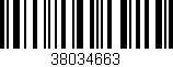 Código de barras (EAN, GTIN, SKU, ISBN): '38034663'