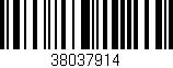 Código de barras (EAN, GTIN, SKU, ISBN): '38037914'