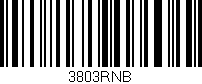 Código de barras (EAN, GTIN, SKU, ISBN): '3803RNB'