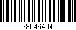 Código de barras (EAN, GTIN, SKU, ISBN): '38046404'