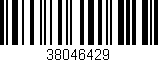 Código de barras (EAN, GTIN, SKU, ISBN): '38046429'