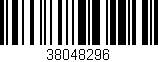 Código de barras (EAN, GTIN, SKU, ISBN): '38048296'