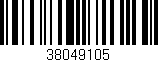 Código de barras (EAN, GTIN, SKU, ISBN): '38049105'