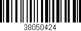 Código de barras (EAN, GTIN, SKU, ISBN): '38050424'