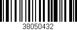 Código de barras (EAN, GTIN, SKU, ISBN): '38050432'