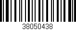 Código de barras (EAN, GTIN, SKU, ISBN): '38050438'