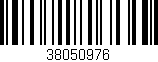Código de barras (EAN, GTIN, SKU, ISBN): '38050976'