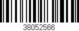 Código de barras (EAN, GTIN, SKU, ISBN): '38052566'