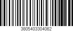 Código de barras (EAN, GTIN, SKU, ISBN): '3805403304062'