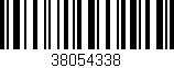 Código de barras (EAN, GTIN, SKU, ISBN): '38054338'