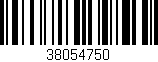 Código de barras (EAN, GTIN, SKU, ISBN): '38054750'