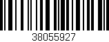 Código de barras (EAN, GTIN, SKU, ISBN): '38055927'