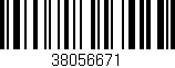 Código de barras (EAN, GTIN, SKU, ISBN): '38056671'