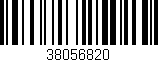 Código de barras (EAN, GTIN, SKU, ISBN): '38056820'