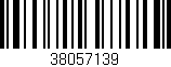 Código de barras (EAN, GTIN, SKU, ISBN): '38057139'