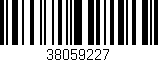 Código de barras (EAN, GTIN, SKU, ISBN): '38059227'
