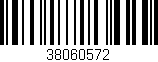 Código de barras (EAN, GTIN, SKU, ISBN): '38060572'
