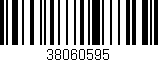 Código de barras (EAN, GTIN, SKU, ISBN): '38060595'