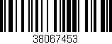 Código de barras (EAN, GTIN, SKU, ISBN): '38067453'