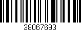 Código de barras (EAN, GTIN, SKU, ISBN): '38067693'