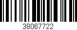 Código de barras (EAN, GTIN, SKU, ISBN): '38067722'