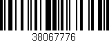 Código de barras (EAN, GTIN, SKU, ISBN): '38067776'