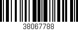 Código de barras (EAN, GTIN, SKU, ISBN): '38067788'
