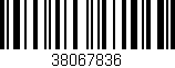 Código de barras (EAN, GTIN, SKU, ISBN): '38067836'