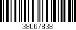 Código de barras (EAN, GTIN, SKU, ISBN): '38067838'