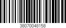 Código de barras (EAN, GTIN, SKU, ISBN): '38070048158'